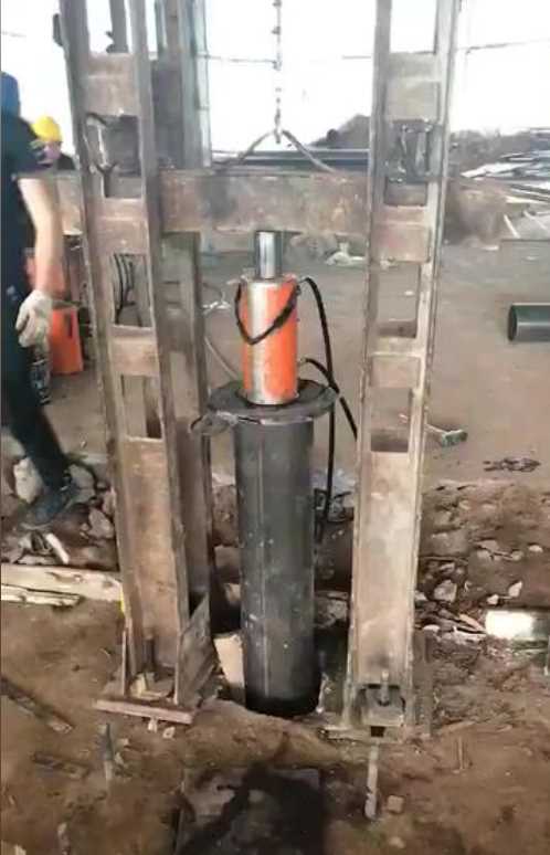 保定清苑县钢管桩加固